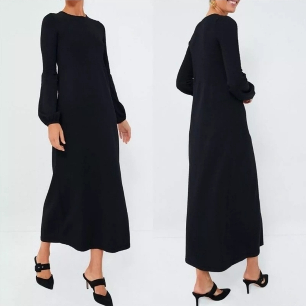 Tuckernuck Pomander Place Double Knit Lennox Maxi Dress Black Size XL